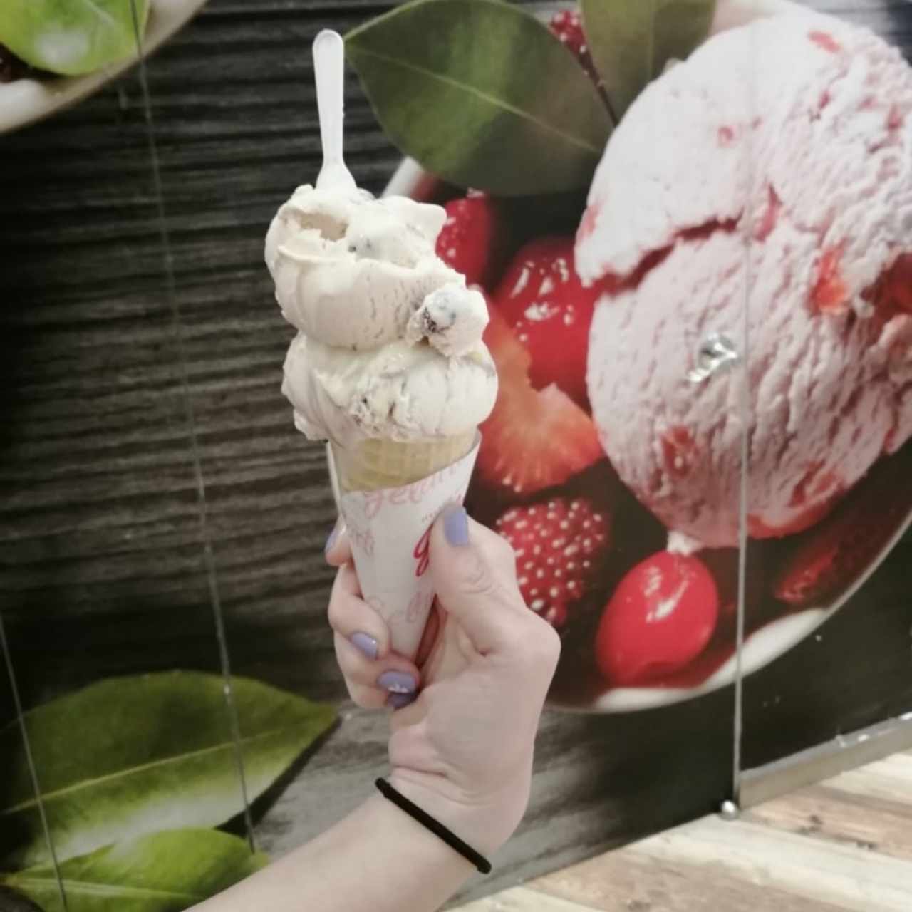 helado de amareto