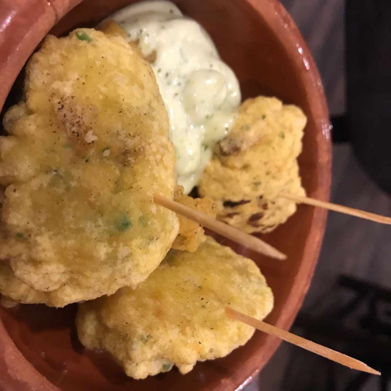 buñuelos de bacalao