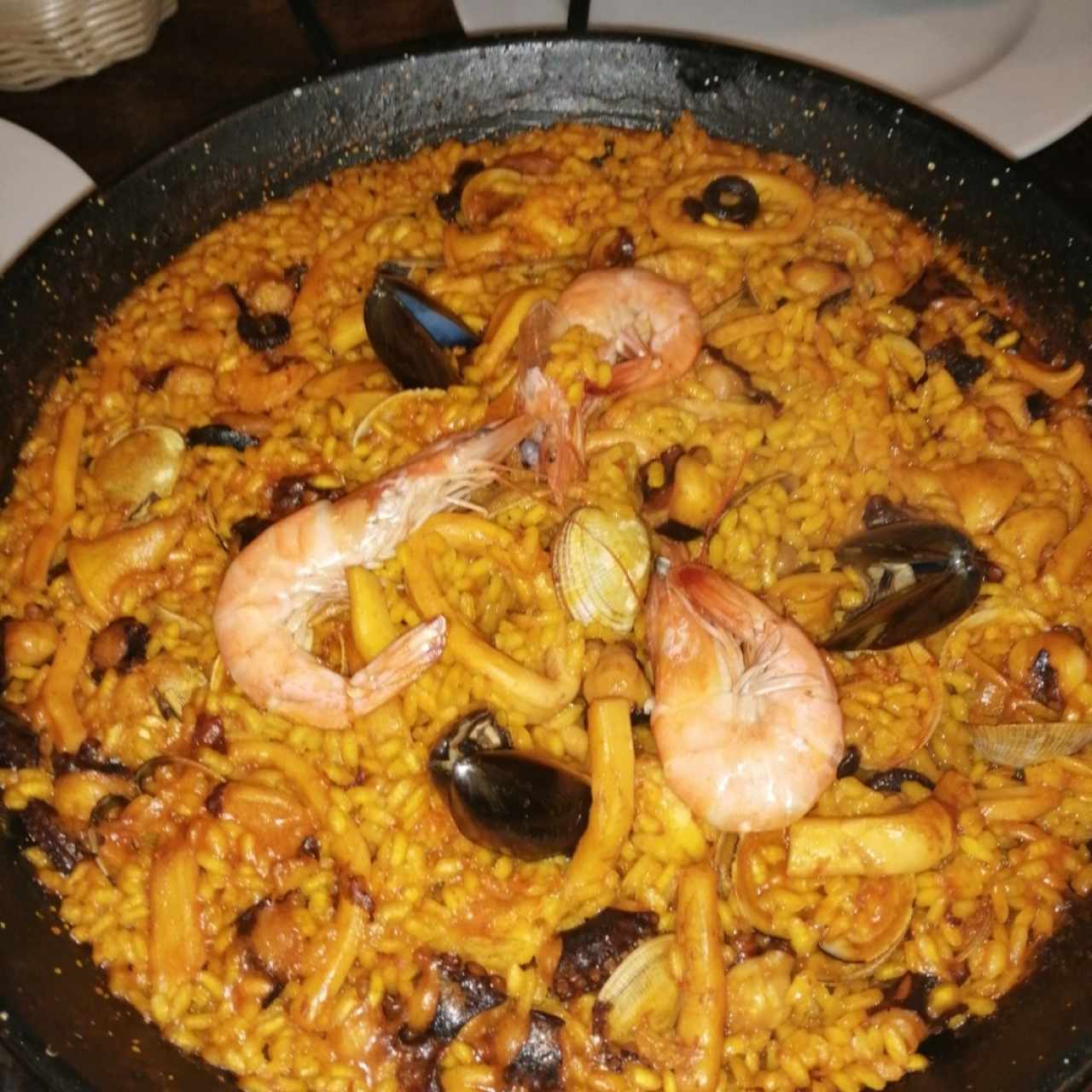 Paella de mariscos