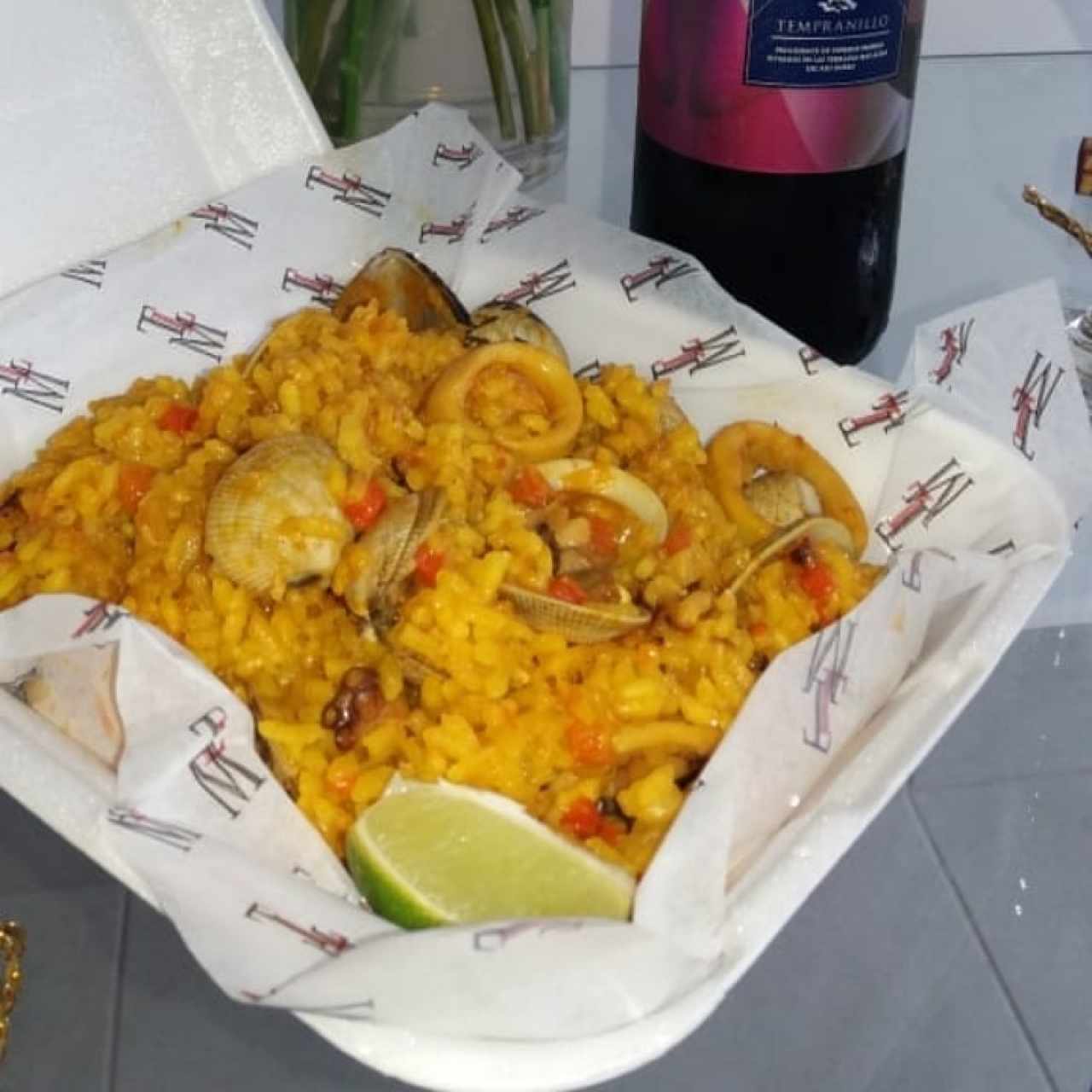 Paella La Malagueña de Mariscos