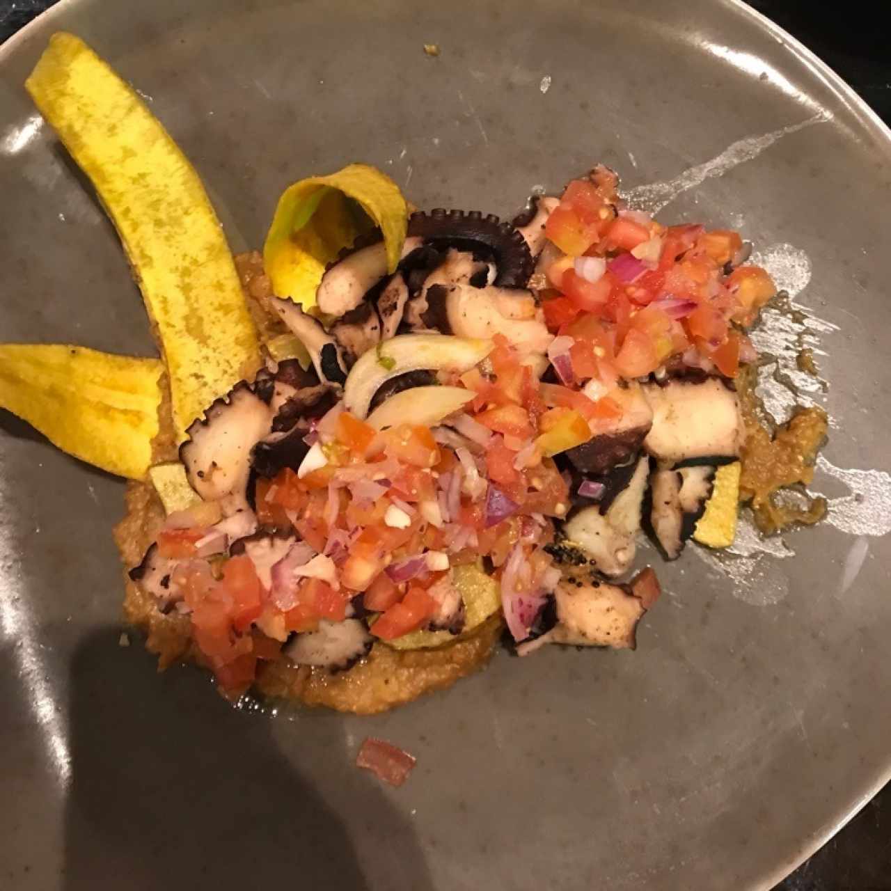 Platos Fuertes - Pulpo Caribeño