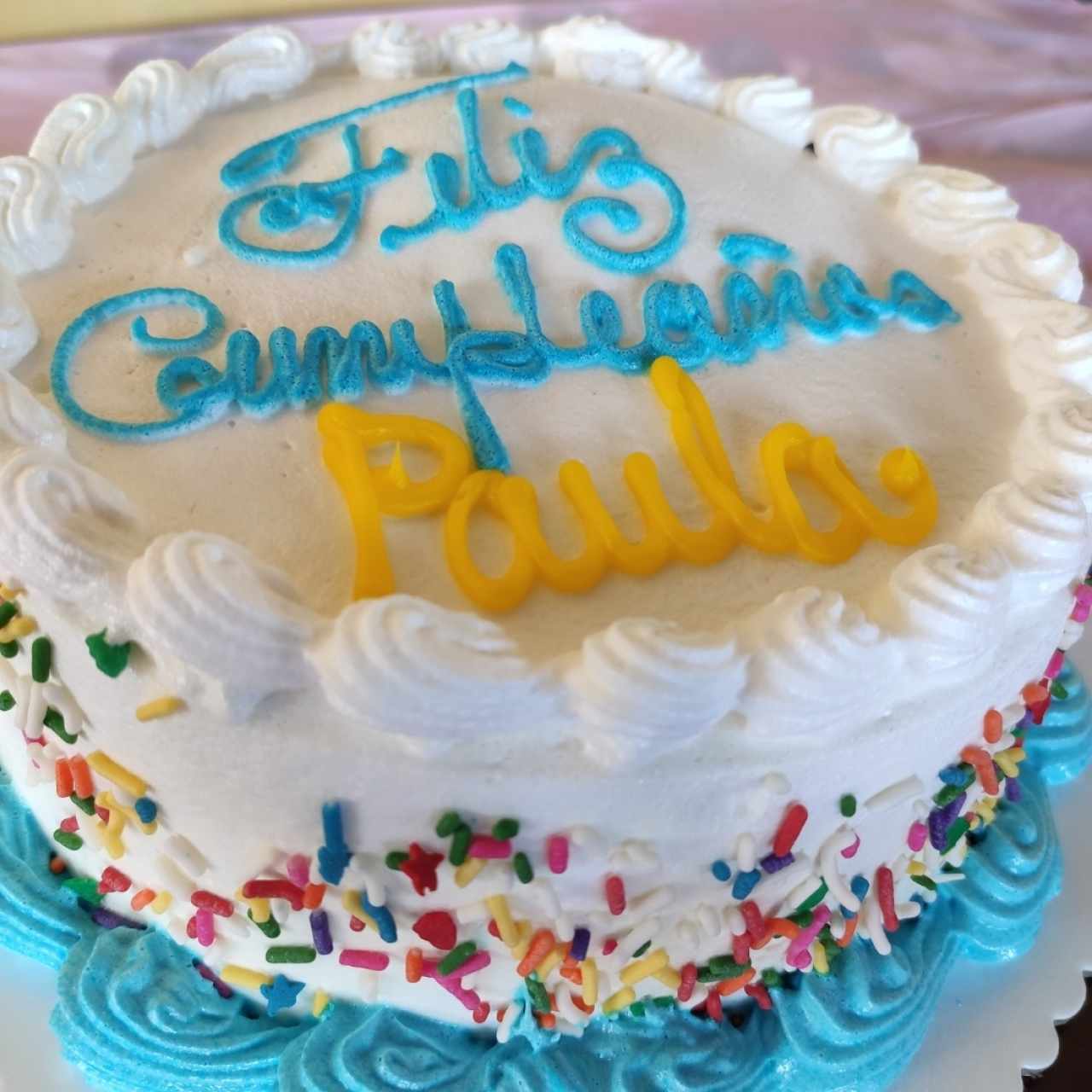 pastel de cumpleaños