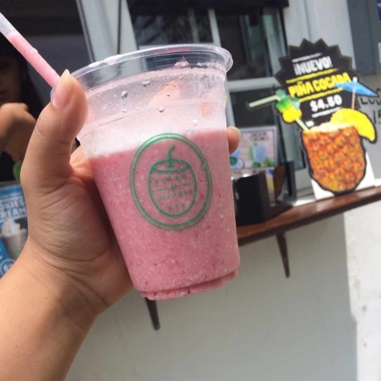 Batido de Fresa con cocada❤️🍓