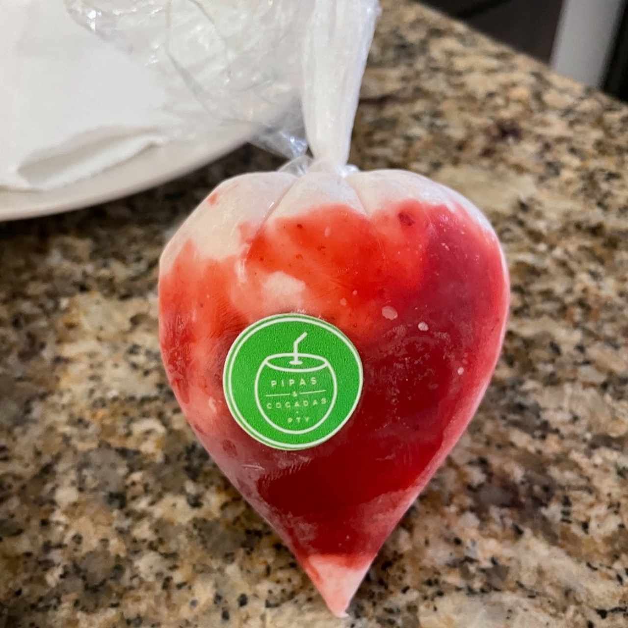 Helado de coco con Fresa (200 g)