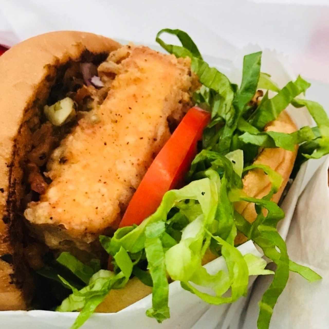 Hamburguesa de Pollo Vegano