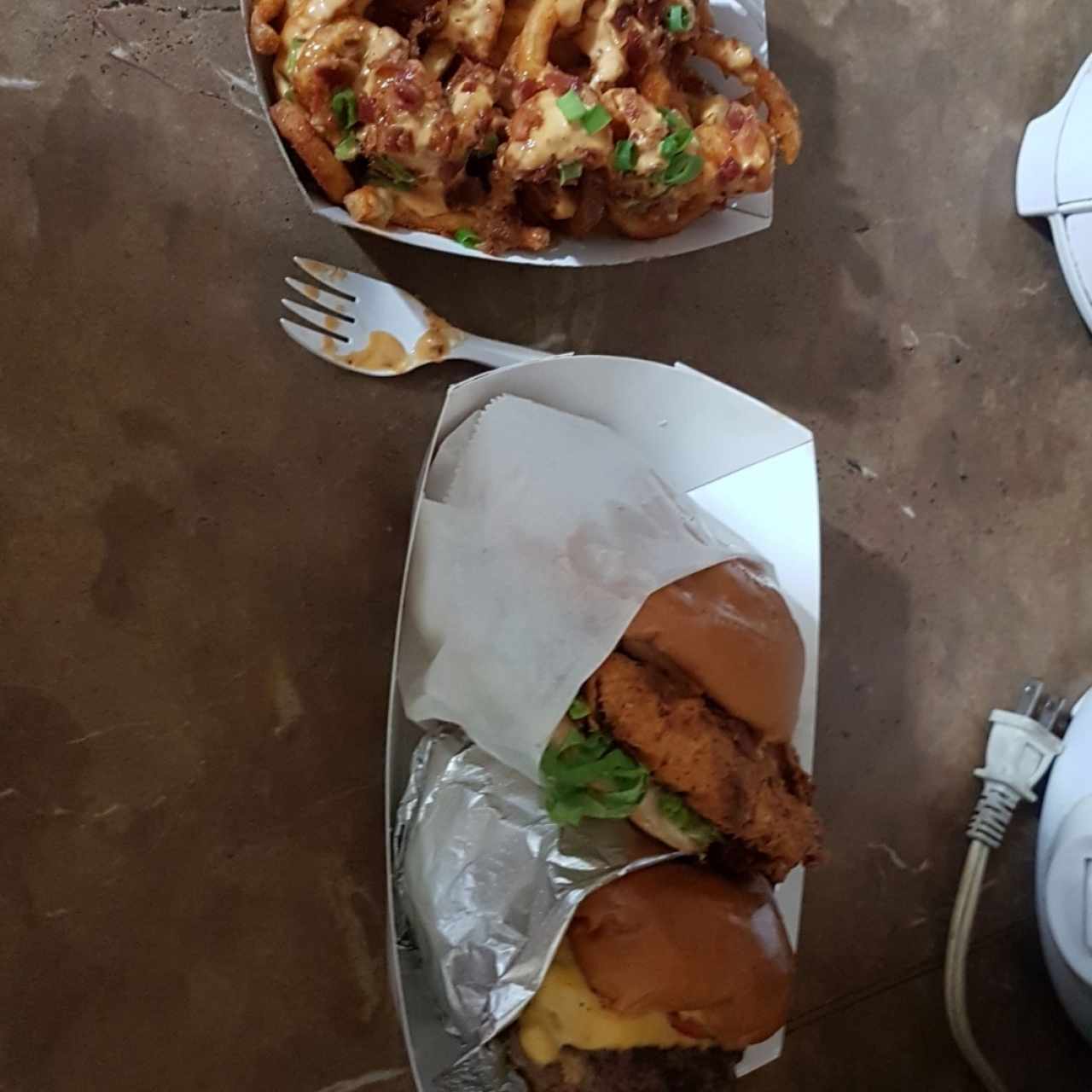 Anti fries, una chickenpollo y una doble anti