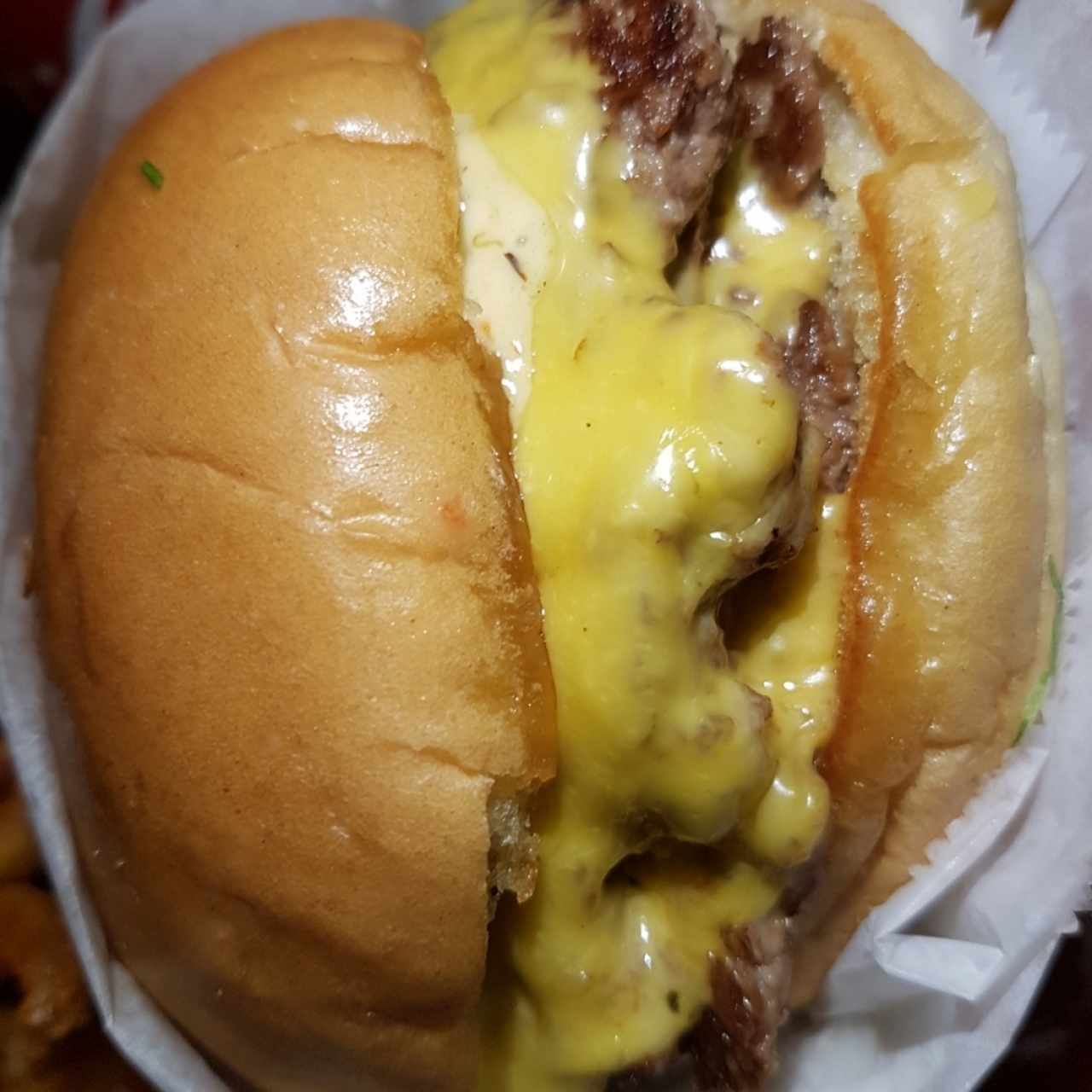 hamburguesa de doble carne con queso