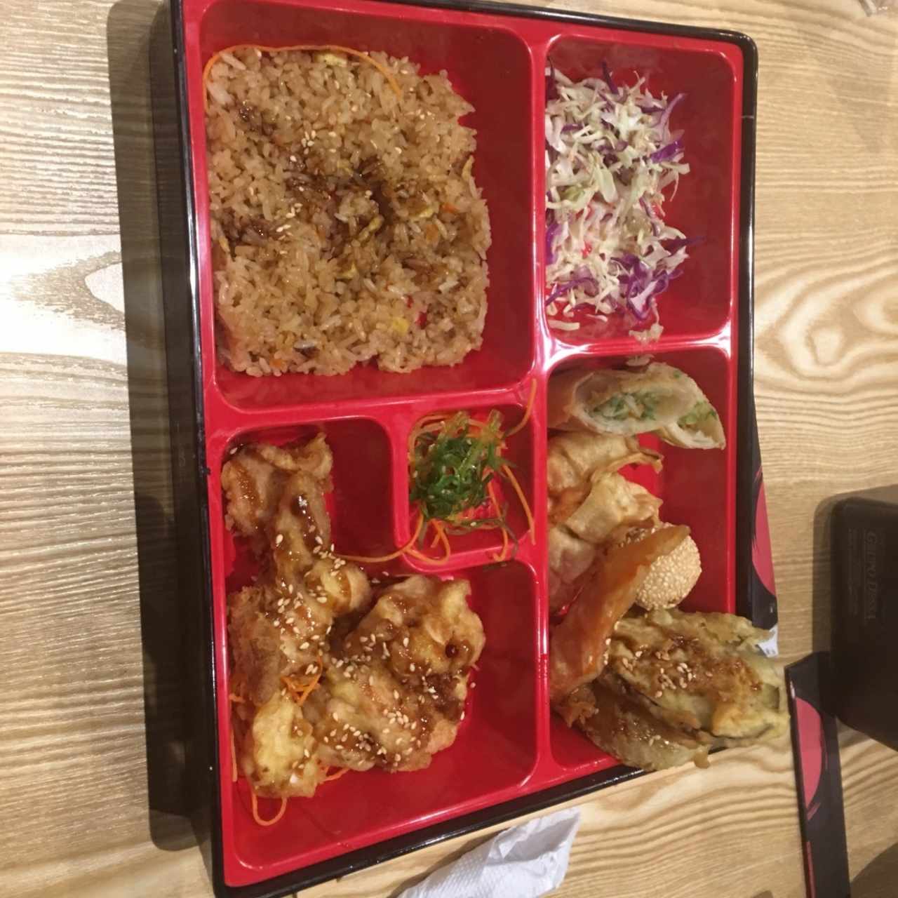 bento de pollo