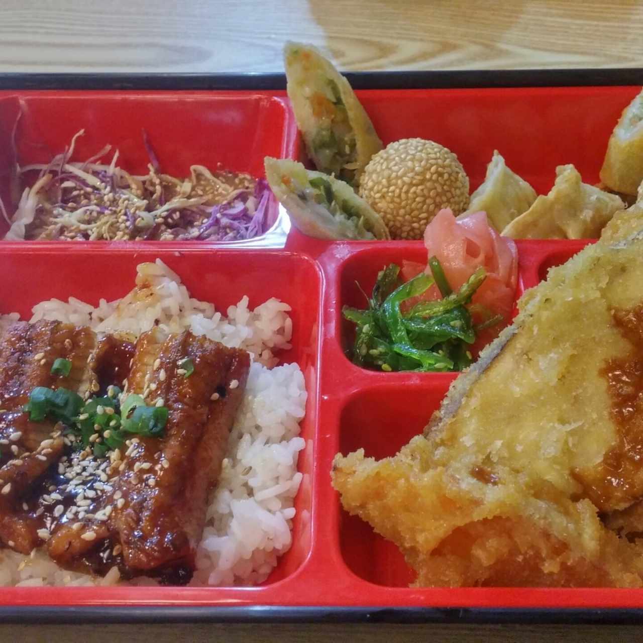 unagi bento box