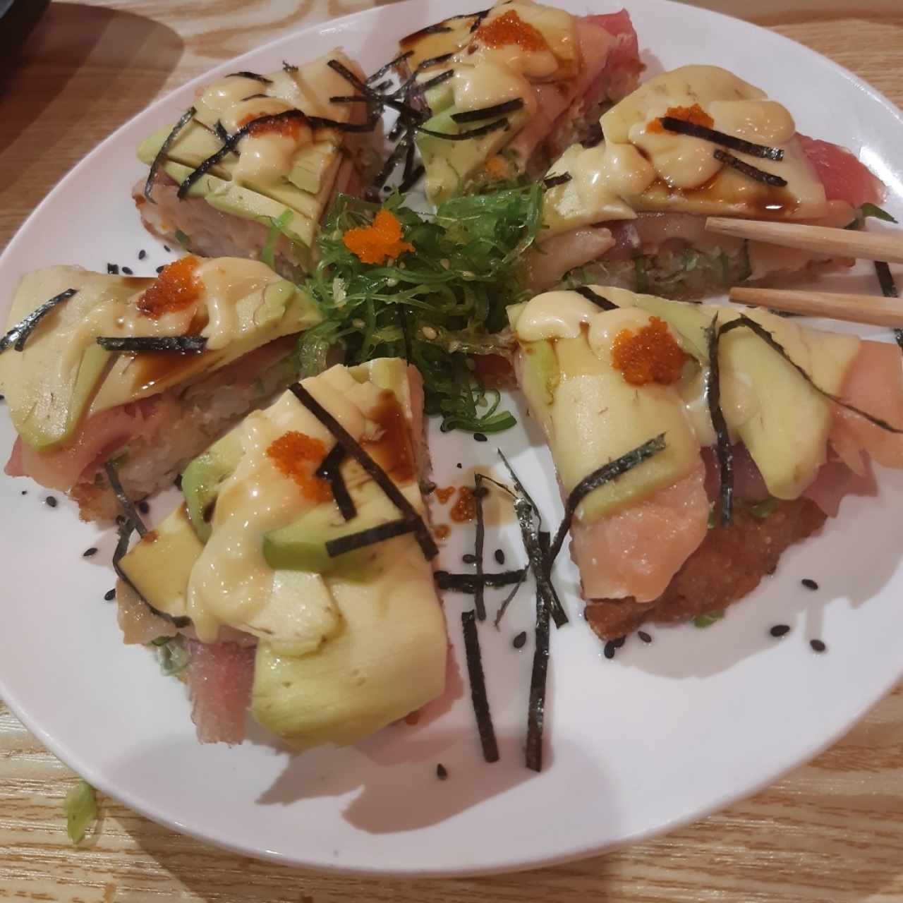 sushi pizza