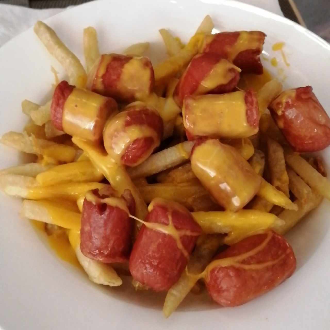 Salchipapas - menu de niños