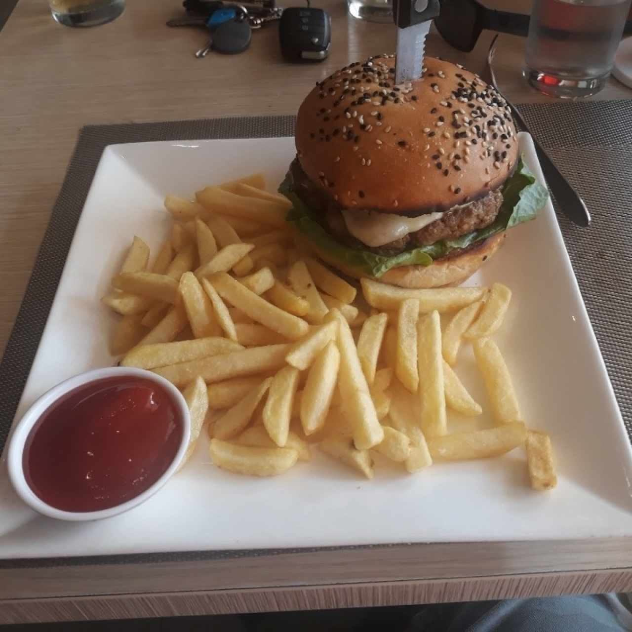 Hamburguesa clásica