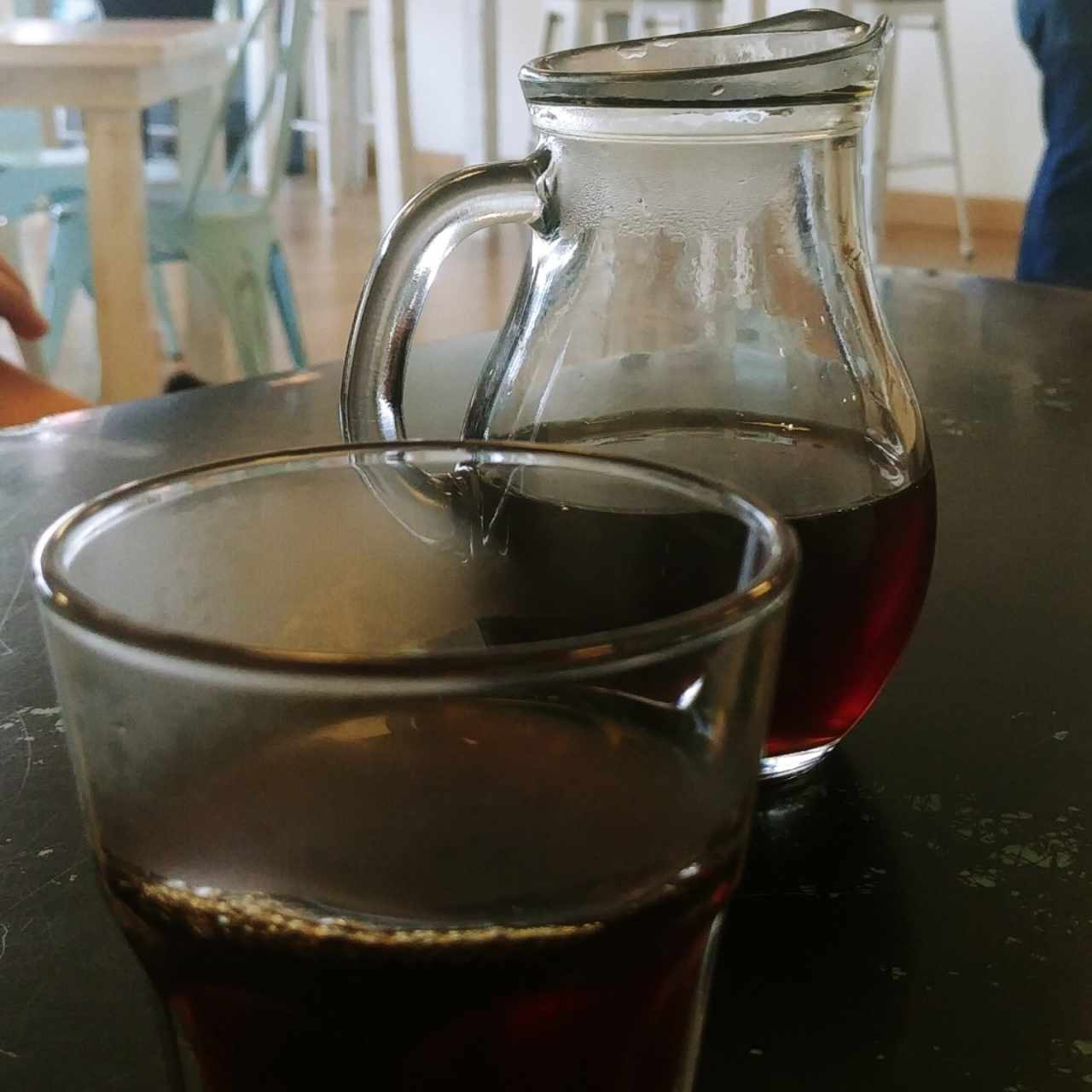 Café Geisha preparado en V60