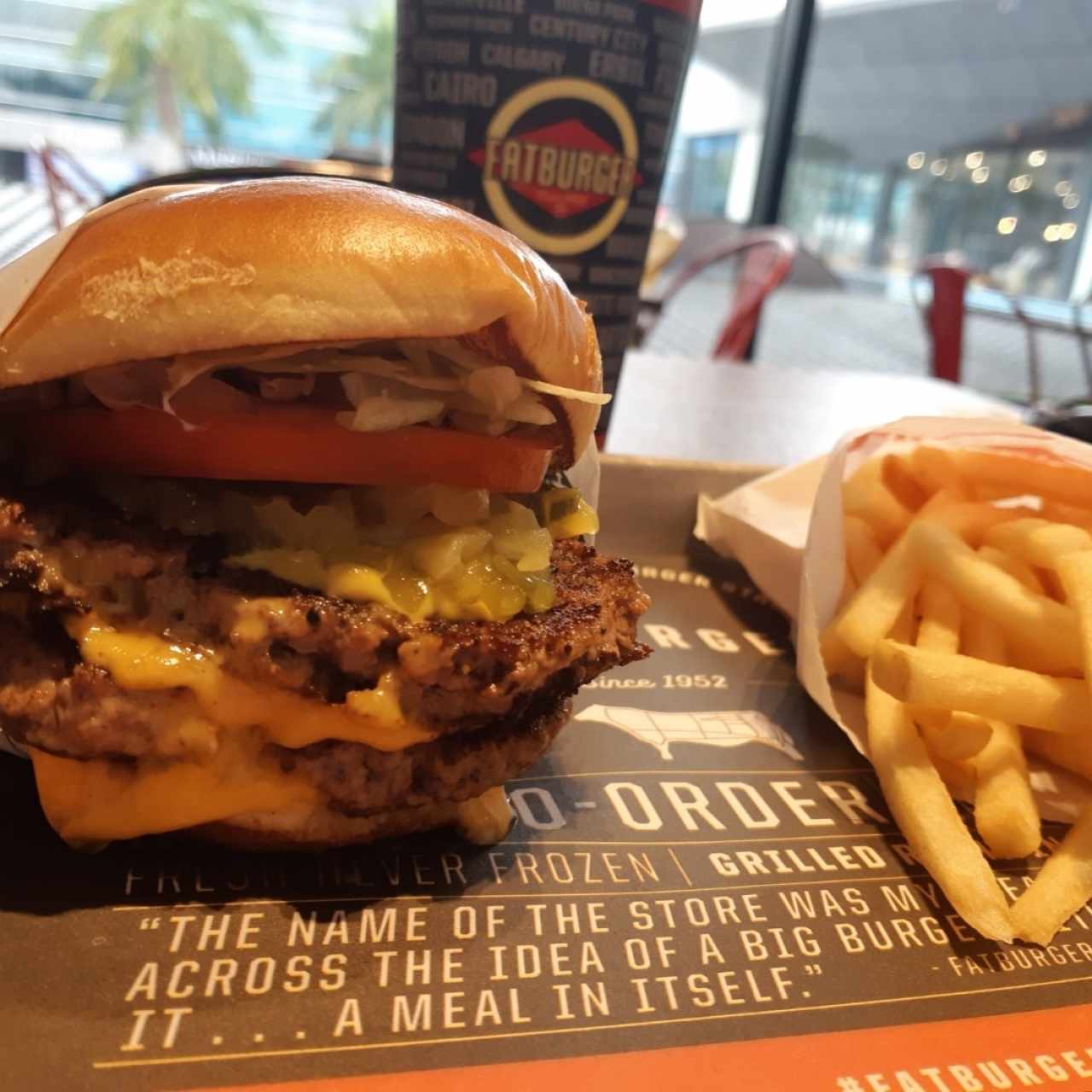 The Fatburger - Doble