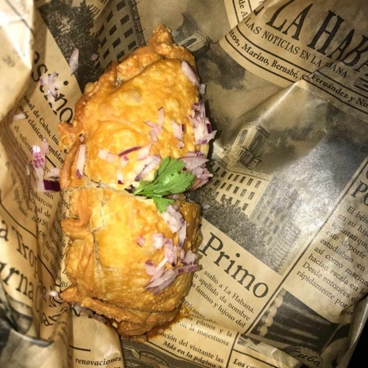 empanada de camaron