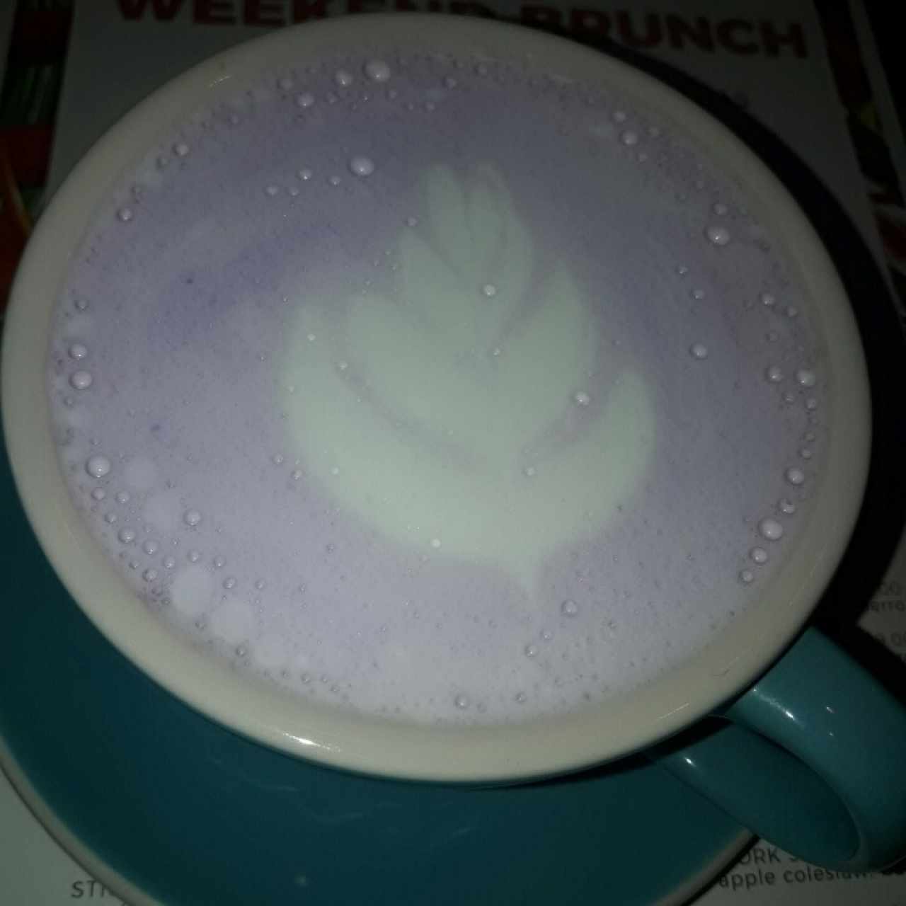 latte de taro