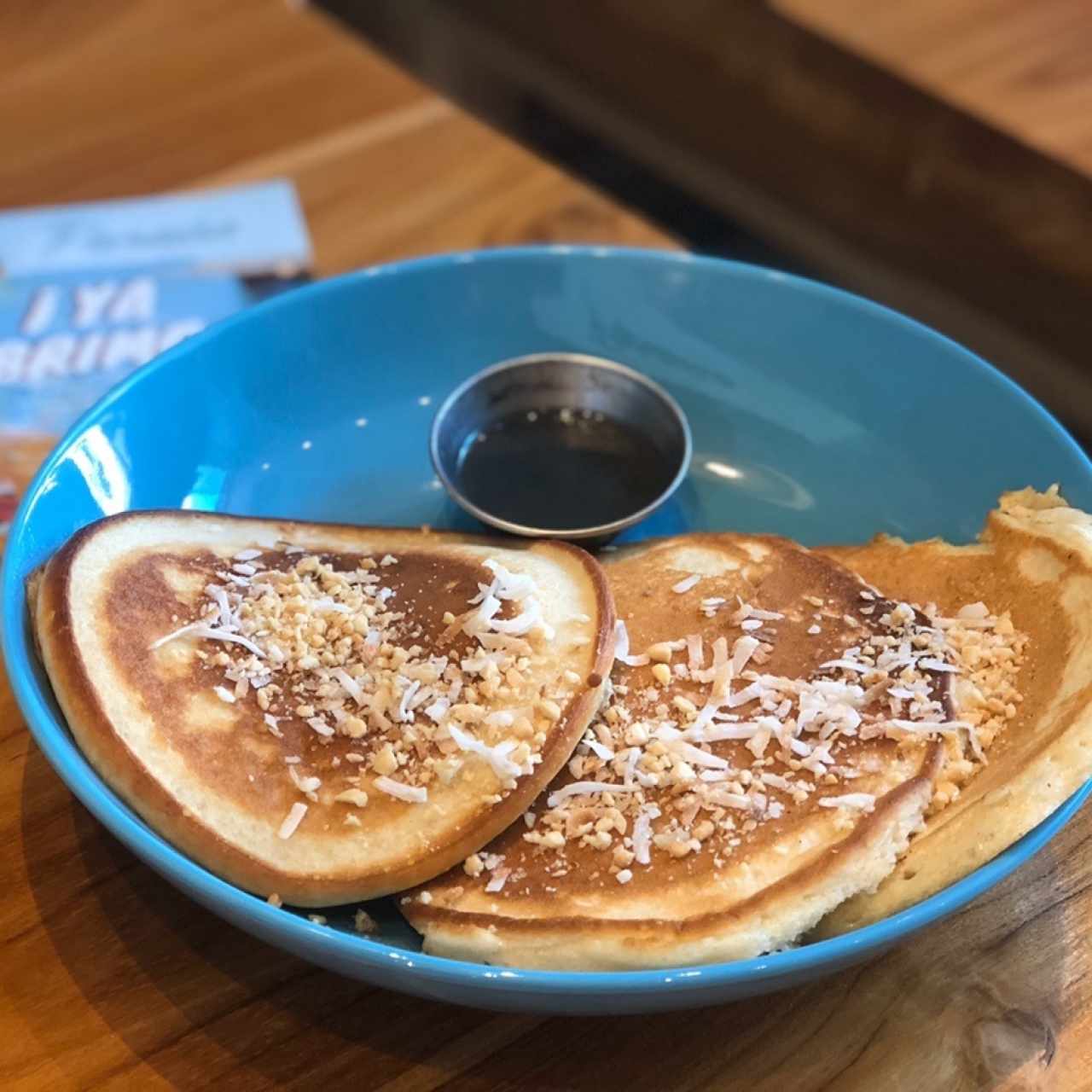 coconut Black Sesame Pancake !!!