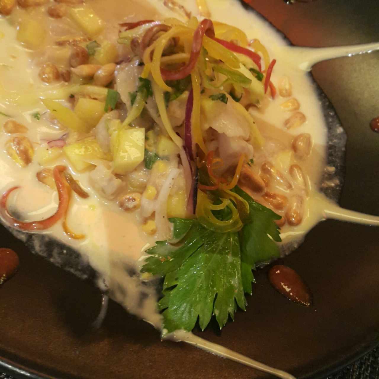 ceviche de corvina peruano