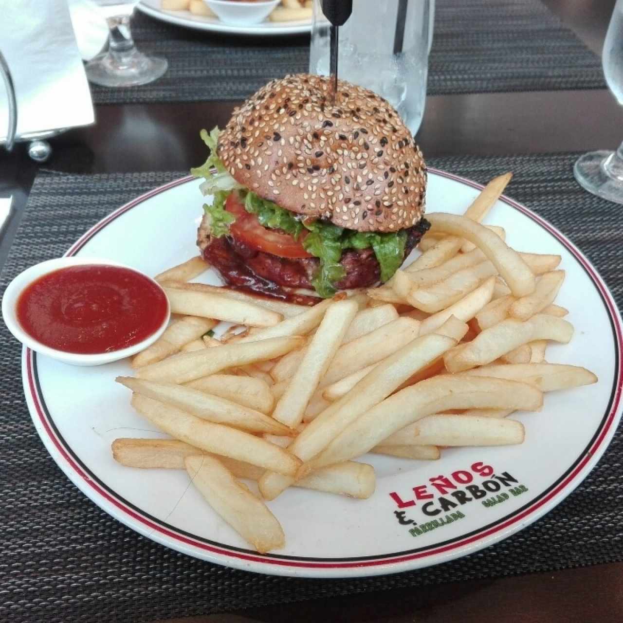 Hamburguesa Leños y Carbón