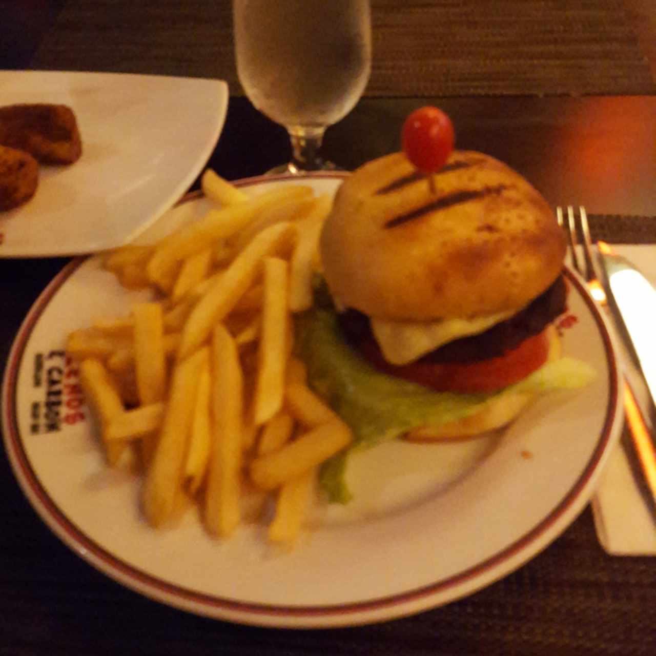 hamburguesa Leños