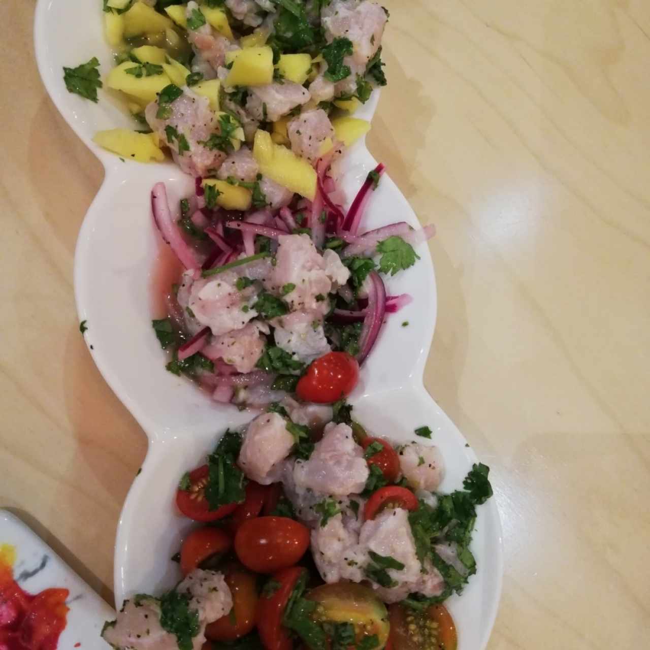 Trio de ceviche