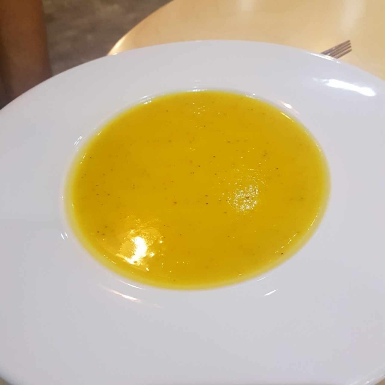 sopa de zapallo y jengibre 