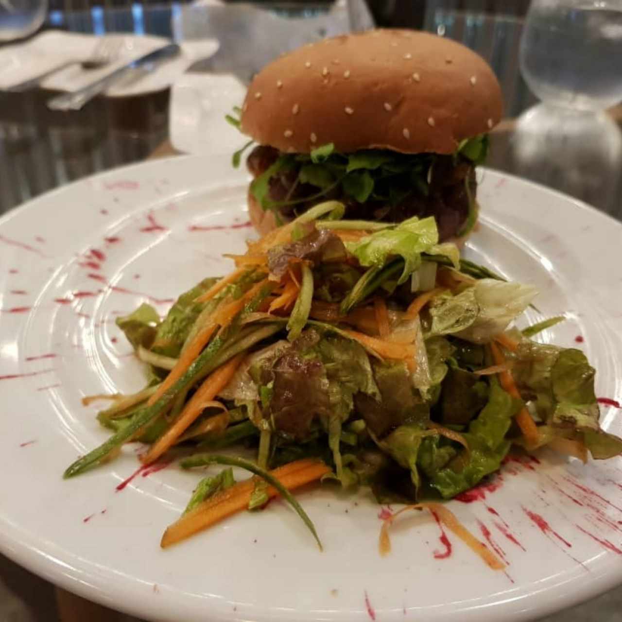 hamburguesa vegetariana