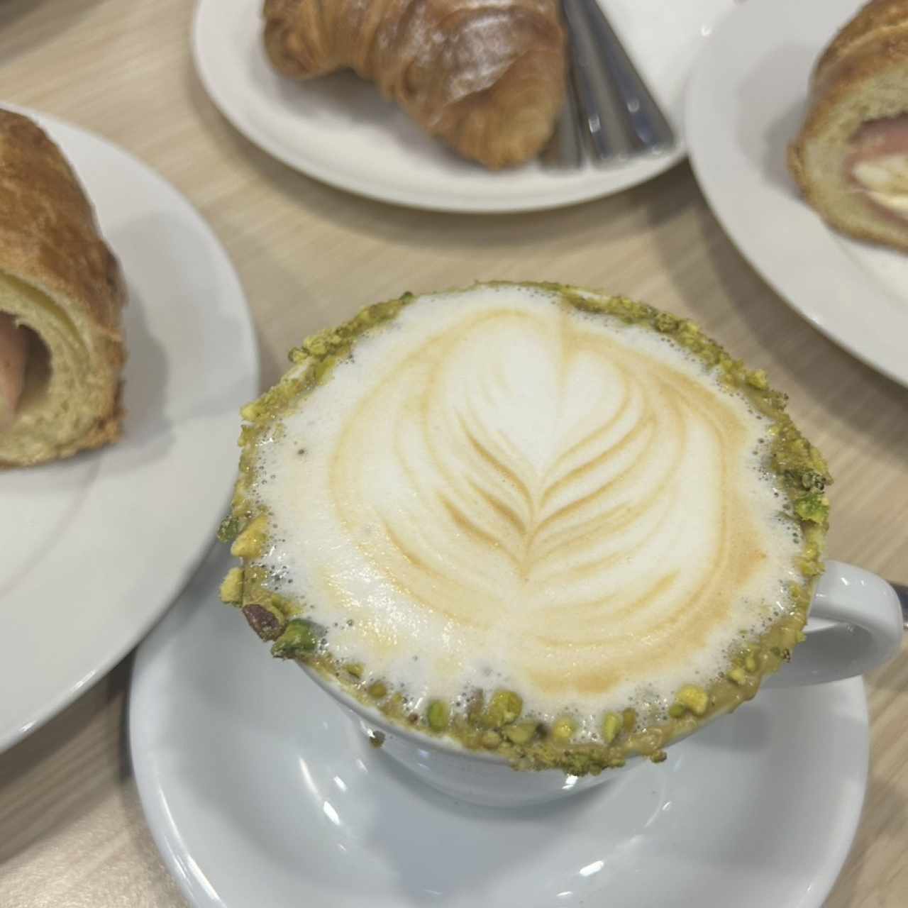 Capuchino de pistacho 