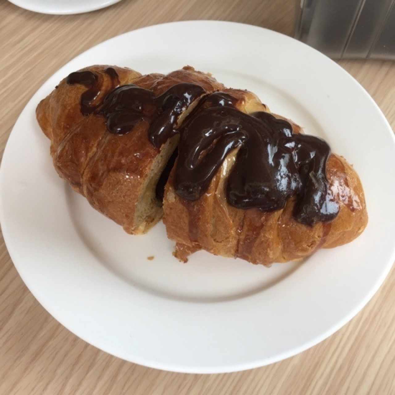 Croissant de chocolate