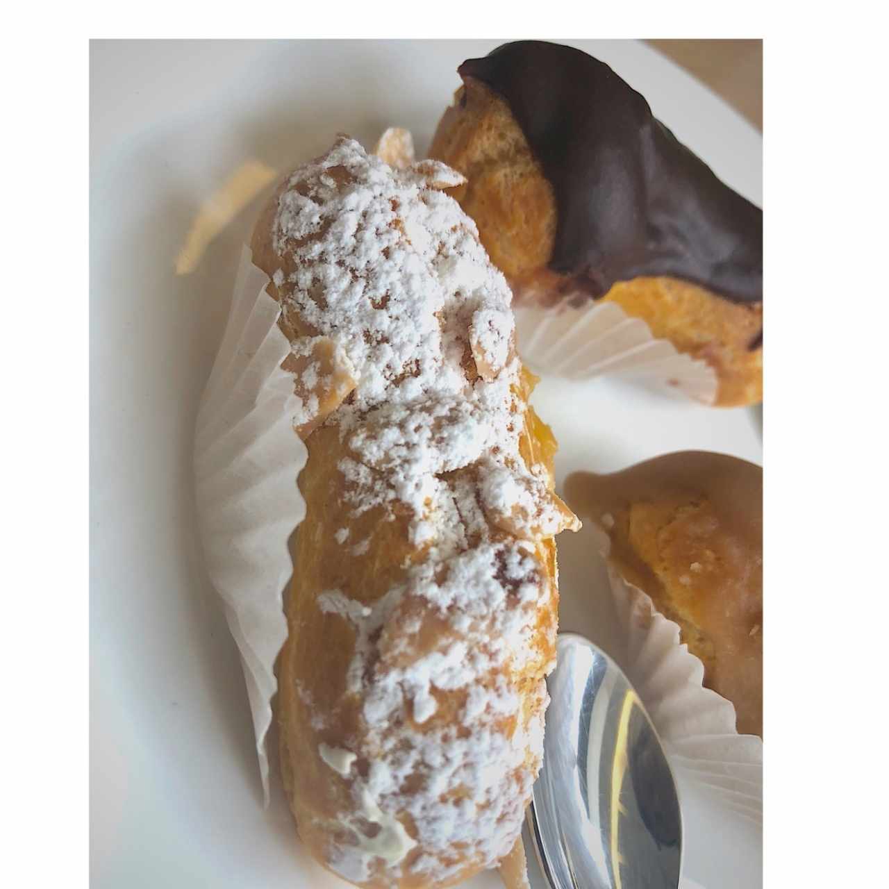 Eclairs de almendras