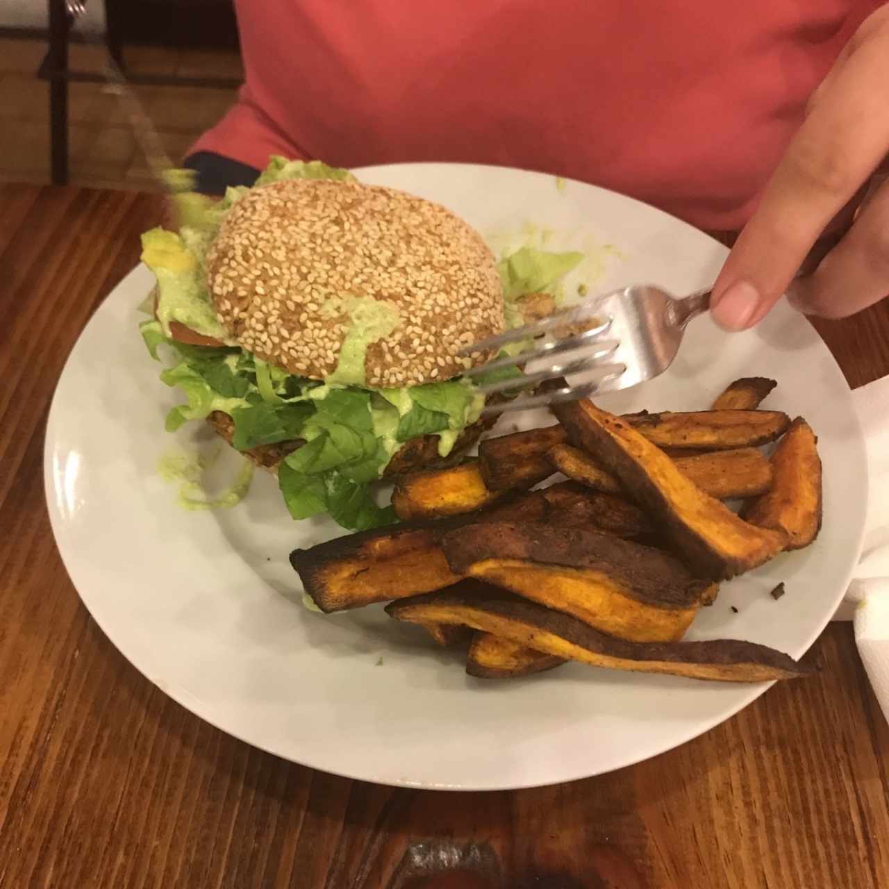 black bean hemp burger en pan ezequiel! delish