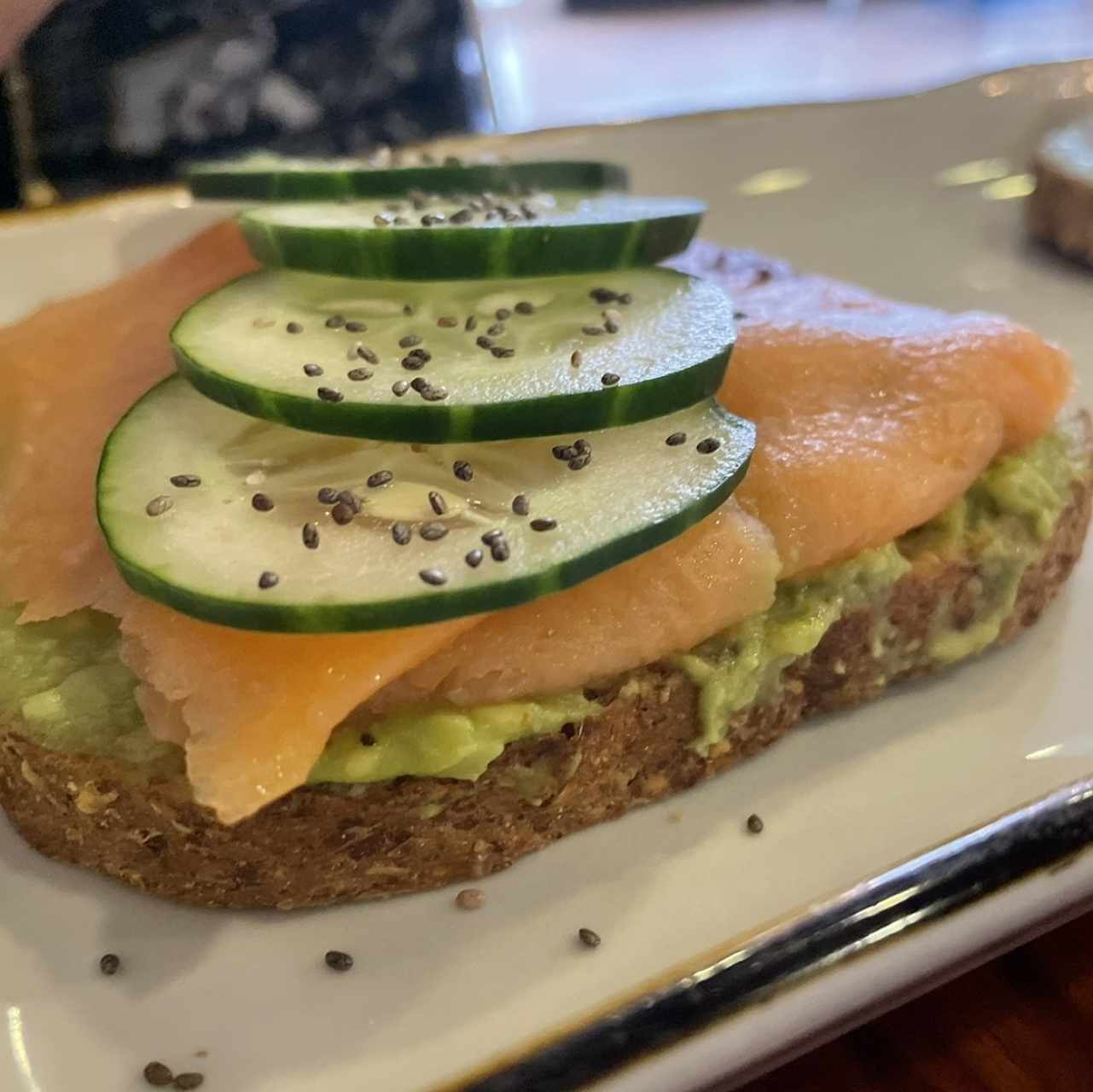 Tostadas con Salmón