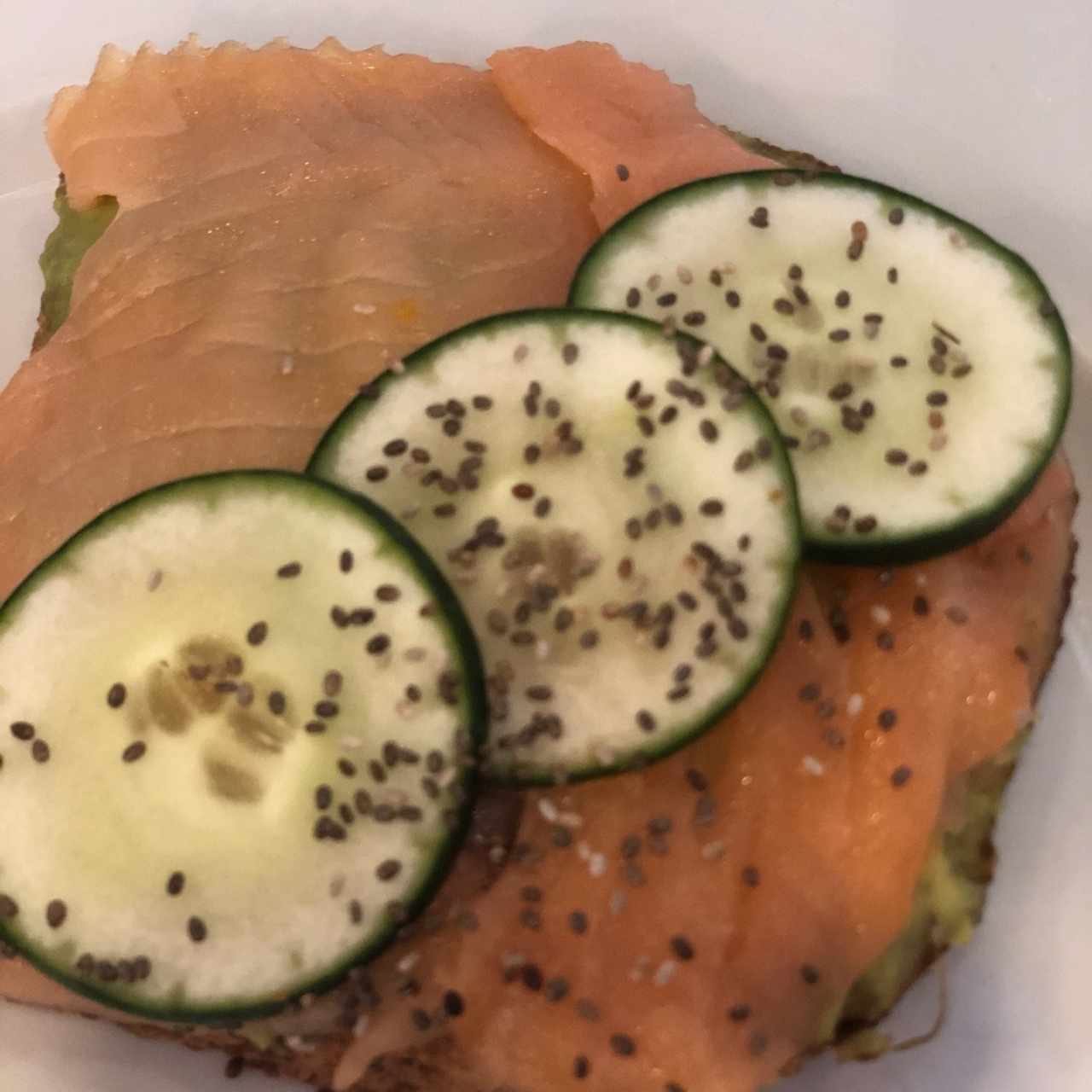 salmon toast 