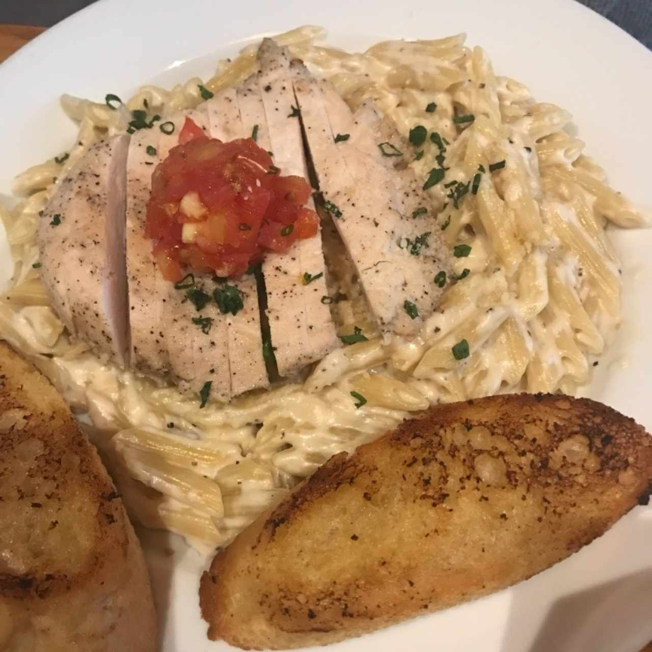 chicken alfredo 