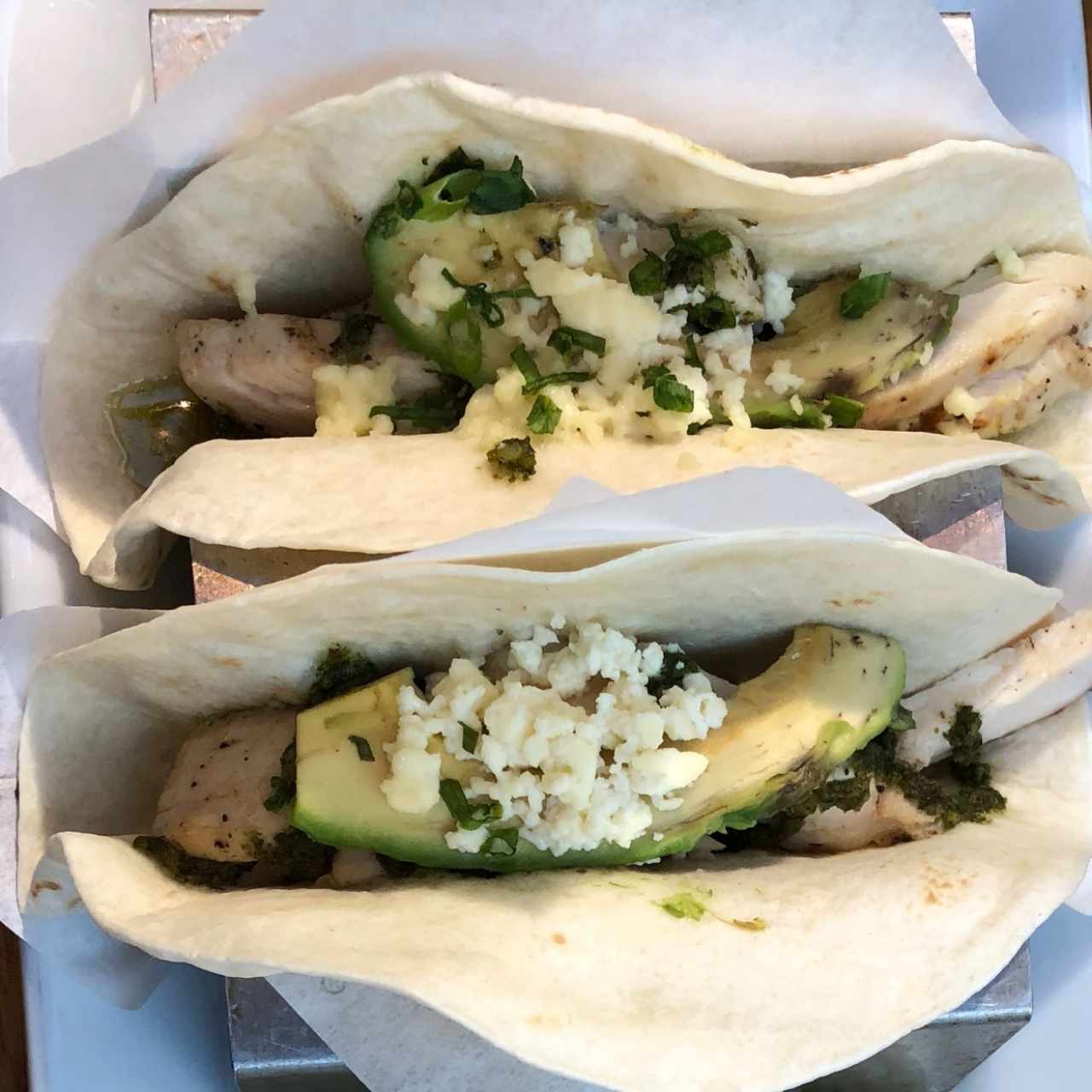 Chicken tacos