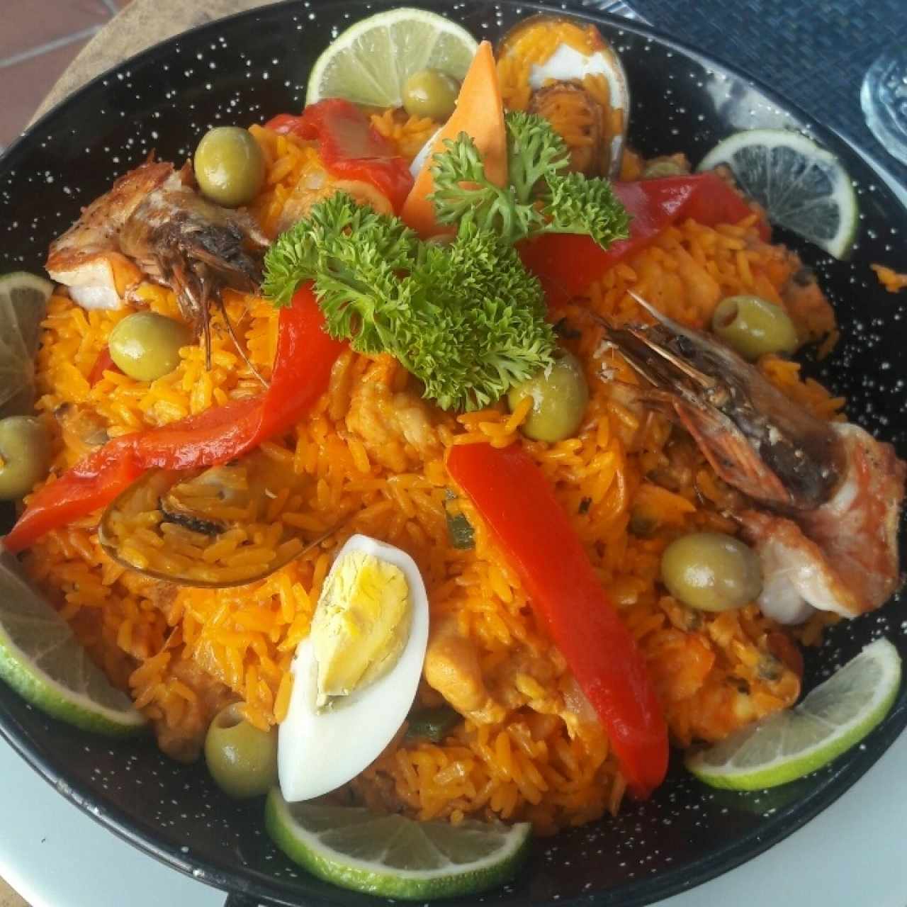 Paella de mariscos