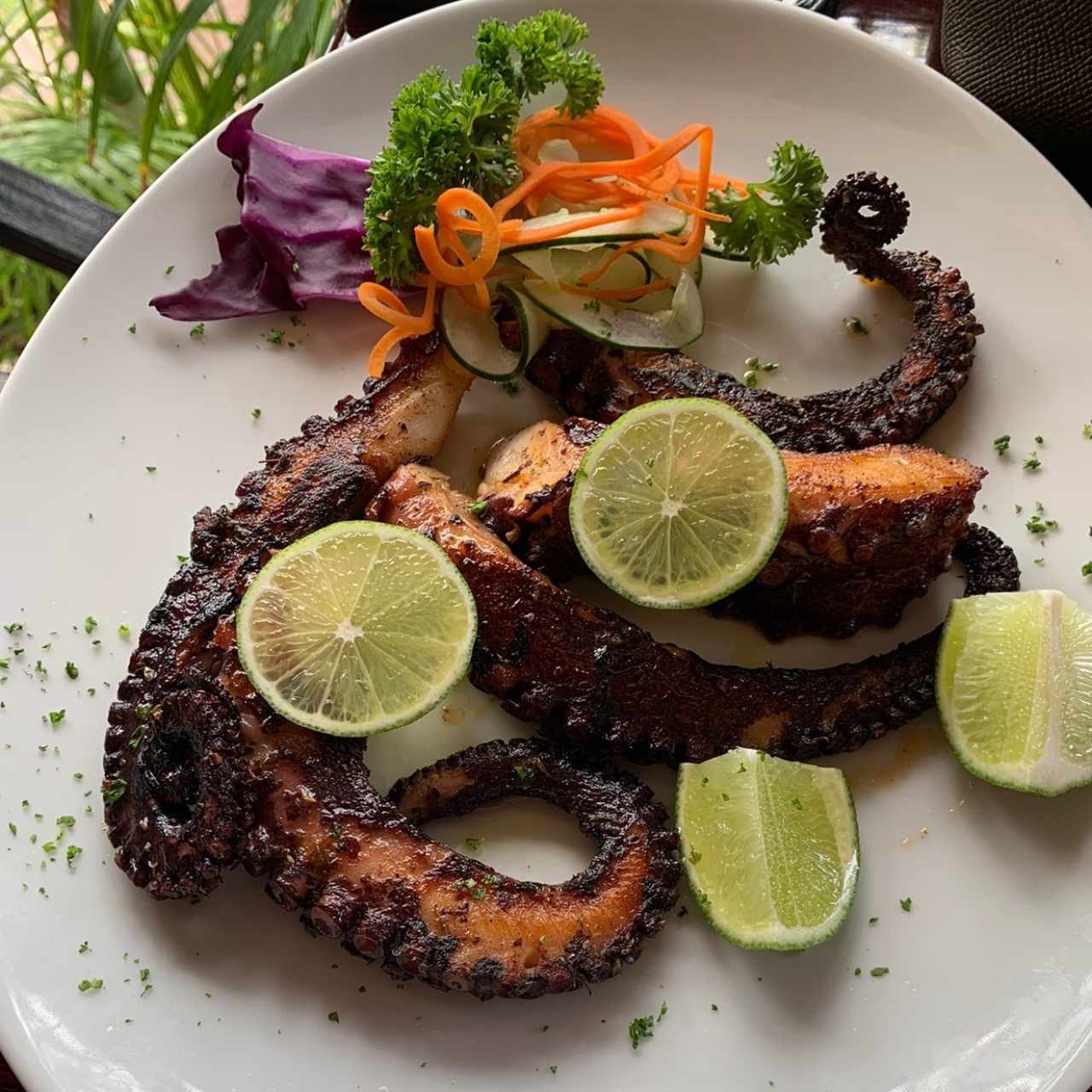 Pulpo al carbón