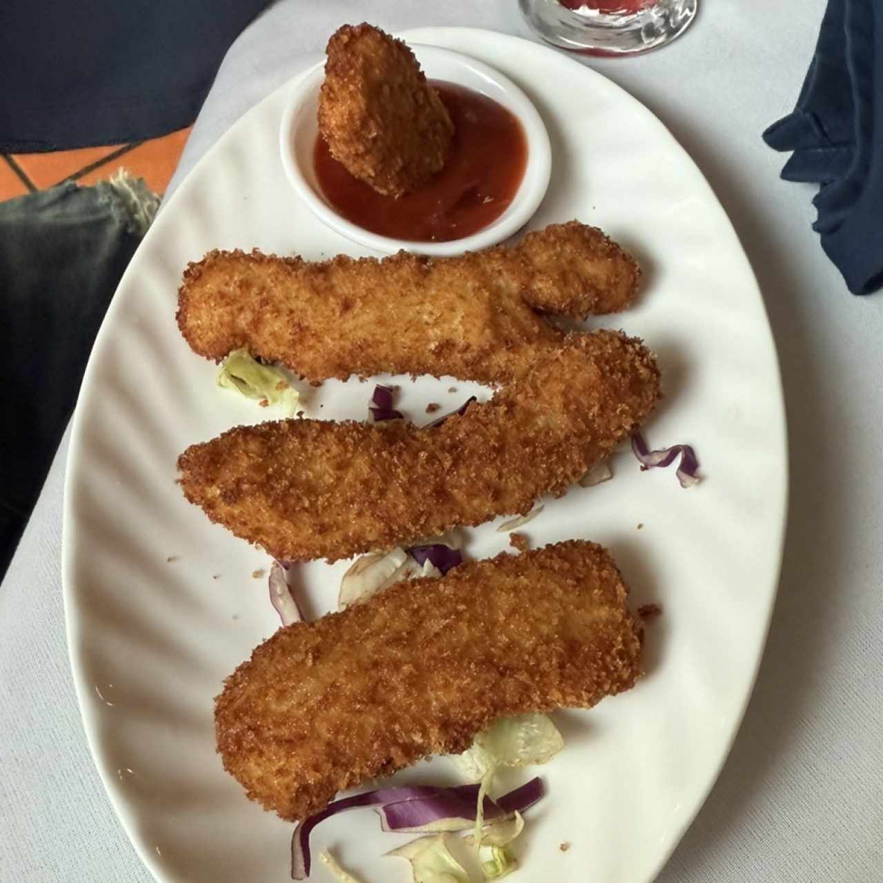 Deditos De Pollo Apanado