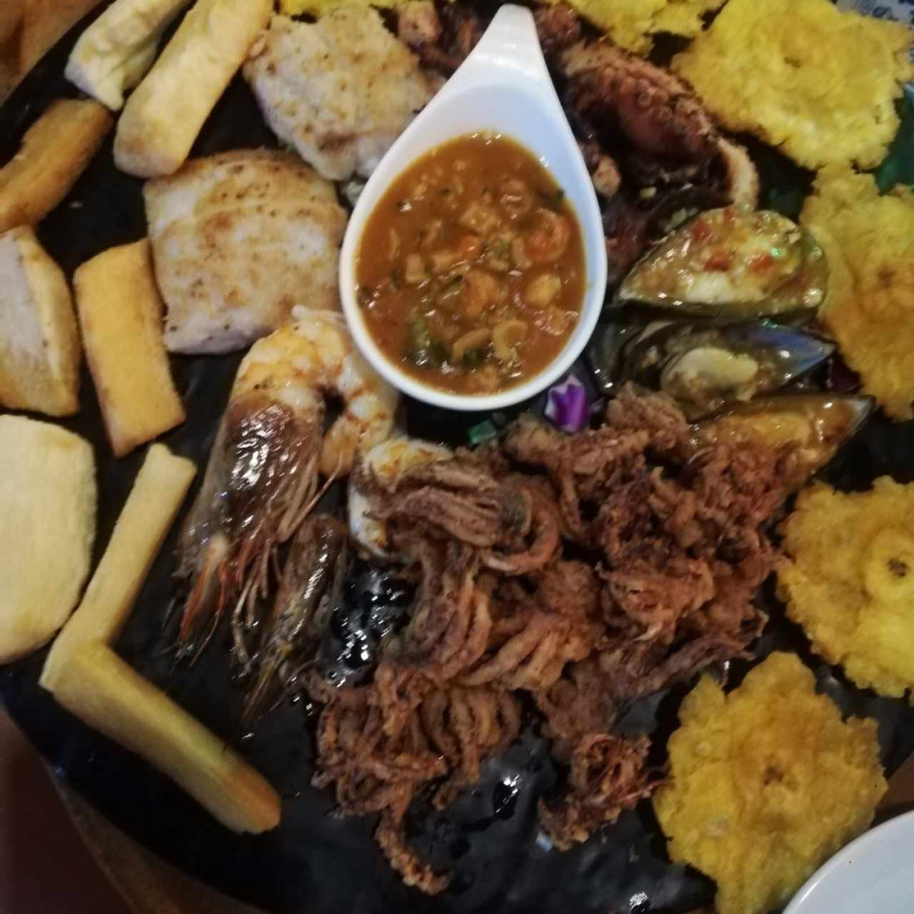 Bandeja de mariscos 