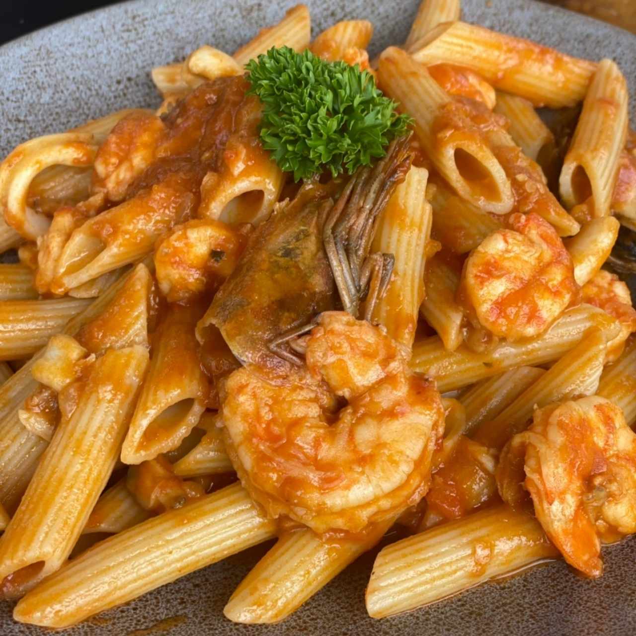 Pasta con Mariscos