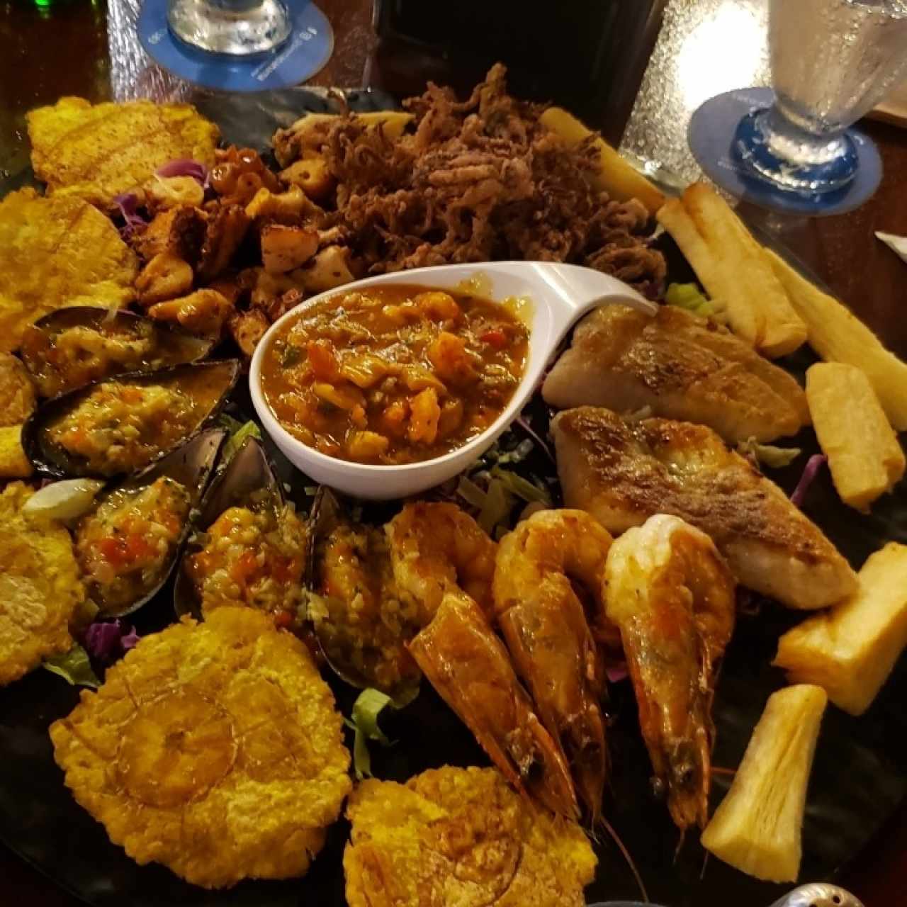 Bandeja de mariscos