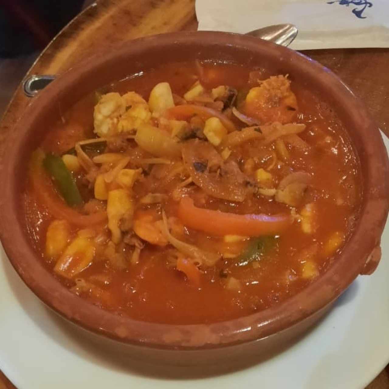 Cazuela de mariscos 