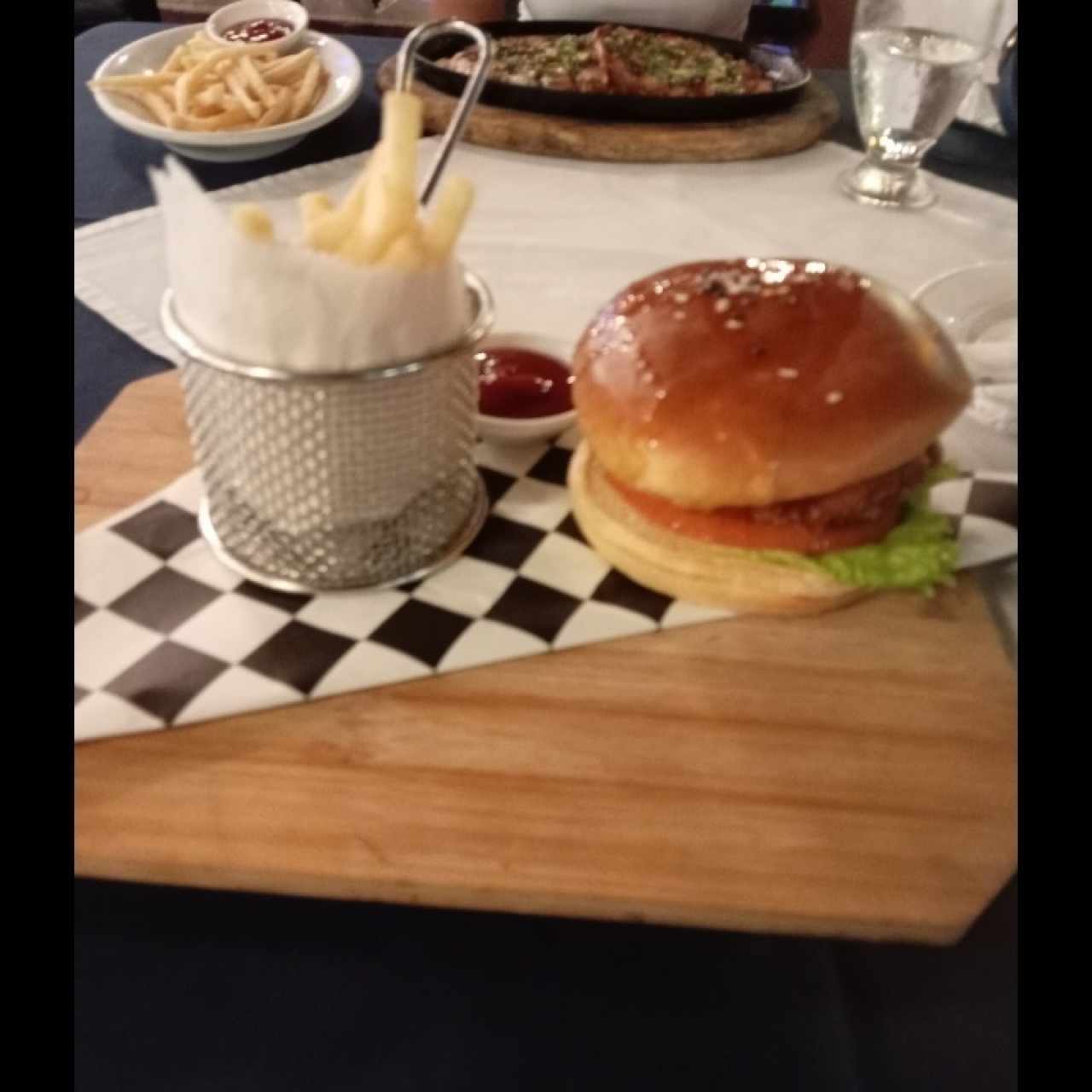 Hamburguesa de pescado 