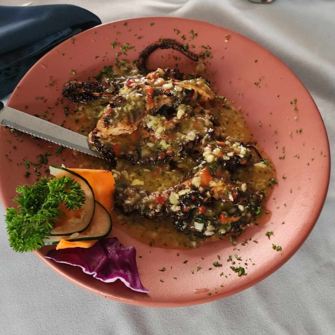 Del Mar - Pulpo al Ajillo