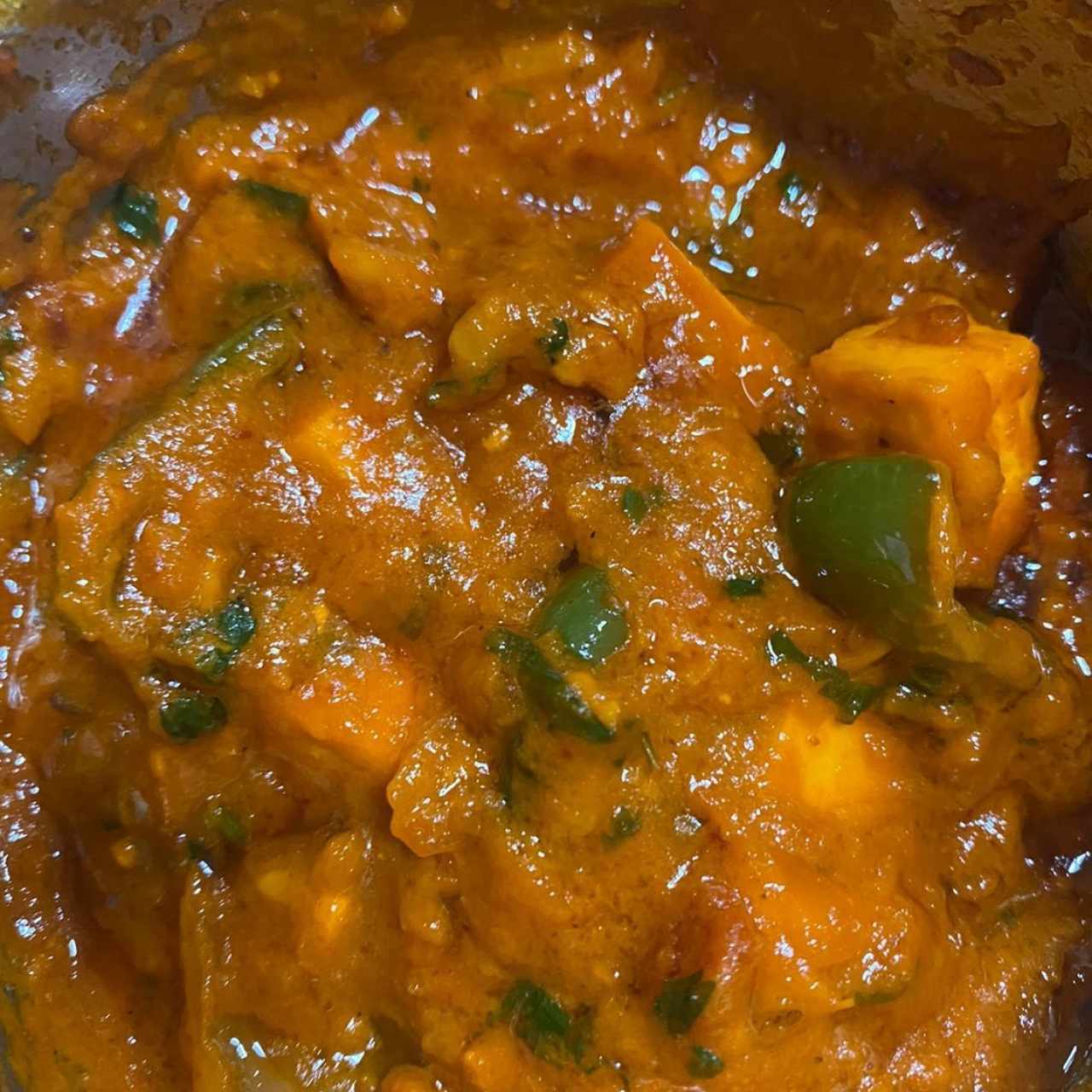 Vegetariano/ Vegetarian - 34.	Paneer Tikka Masala