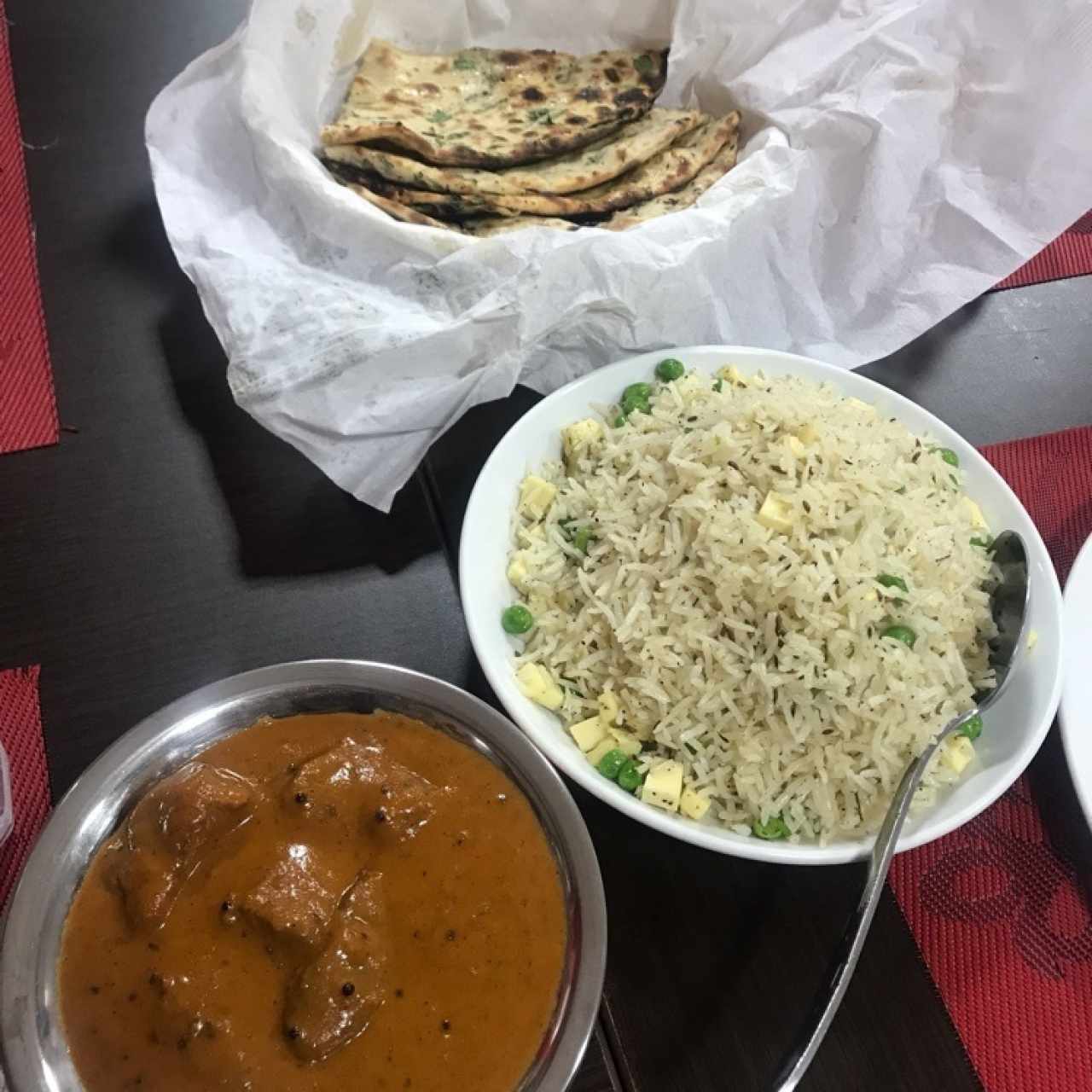 mint lachcha paratha - paneer pulao - kerala lamb