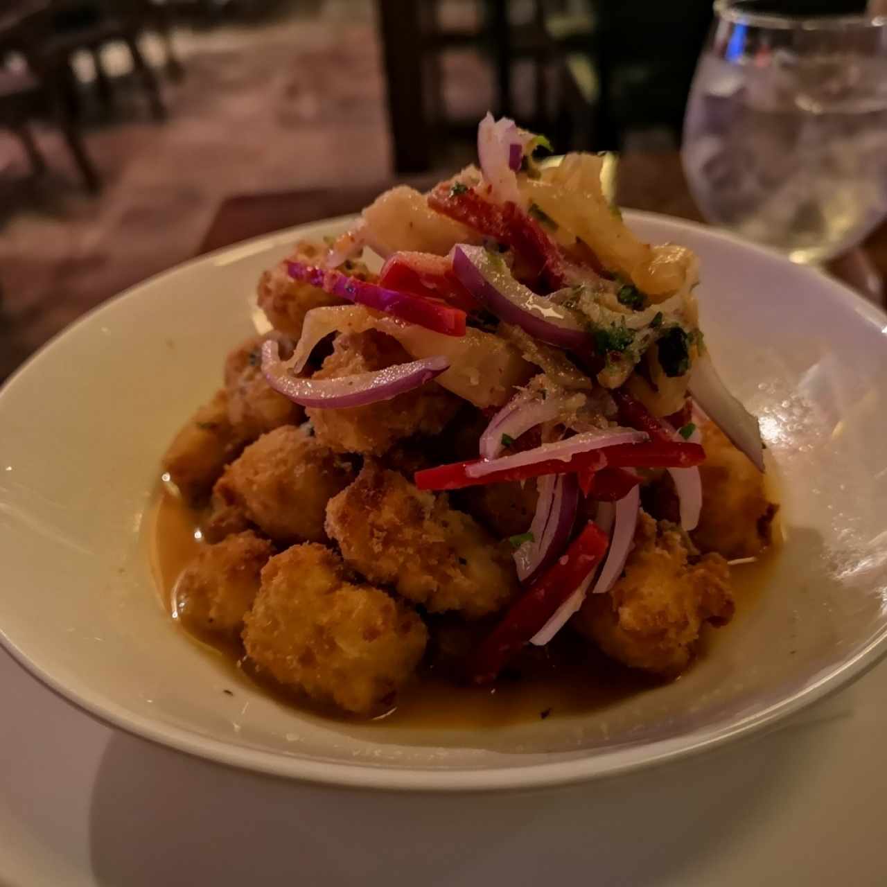 CEVICHE FRITO DE CORVINA