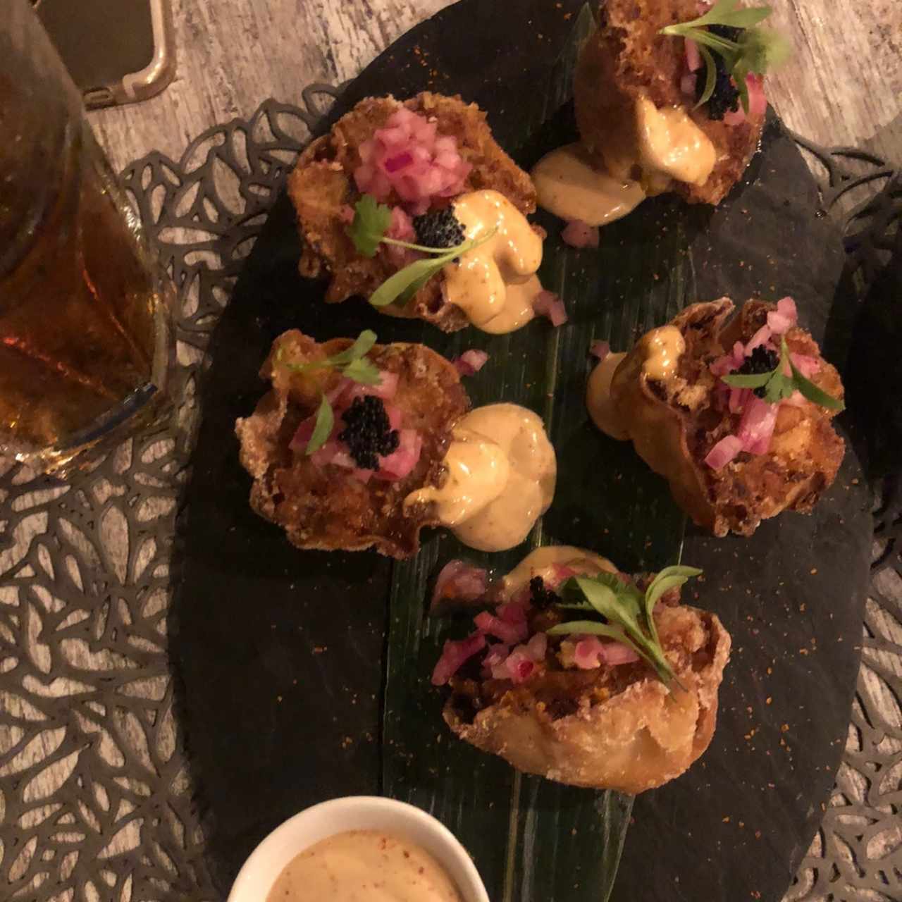 CRISPY SIU MAI CEVICHE