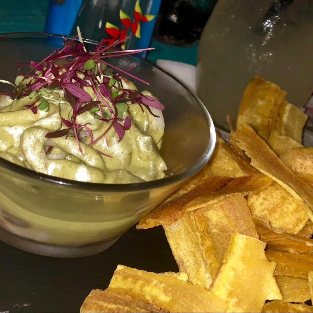 CEVICHE CALA (pescado blanco, camarones, calamares y langostinos en salsa verde)