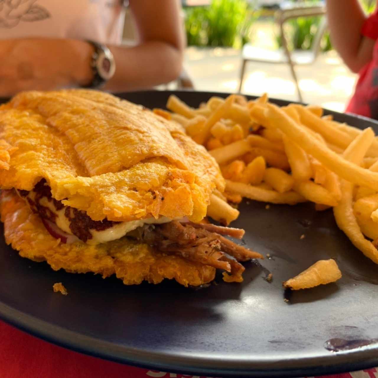 patacon de ropa vieja